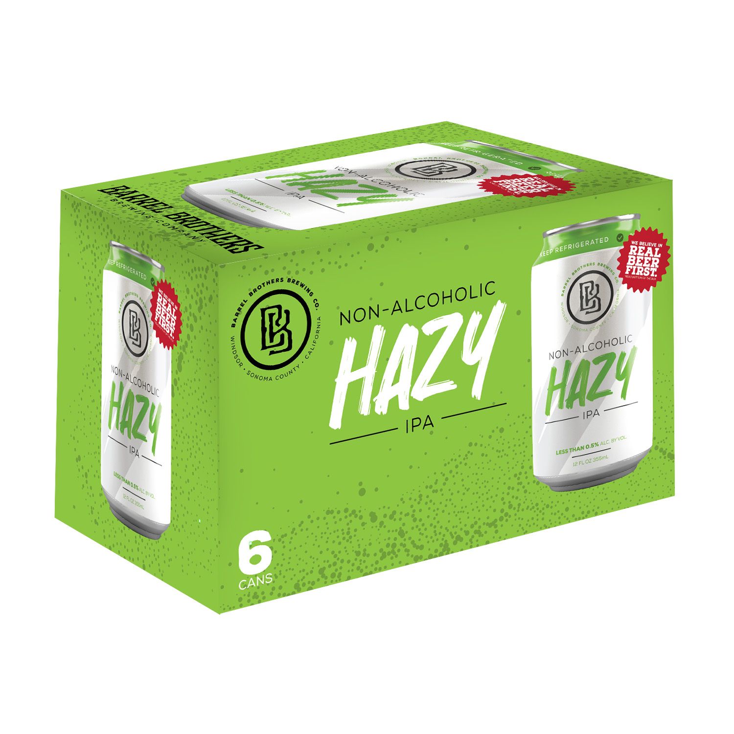 Non-Alcoholic Hazy 6pk