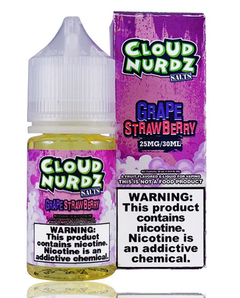Cloud Nurdz Salts 25mg Grape Strawberry