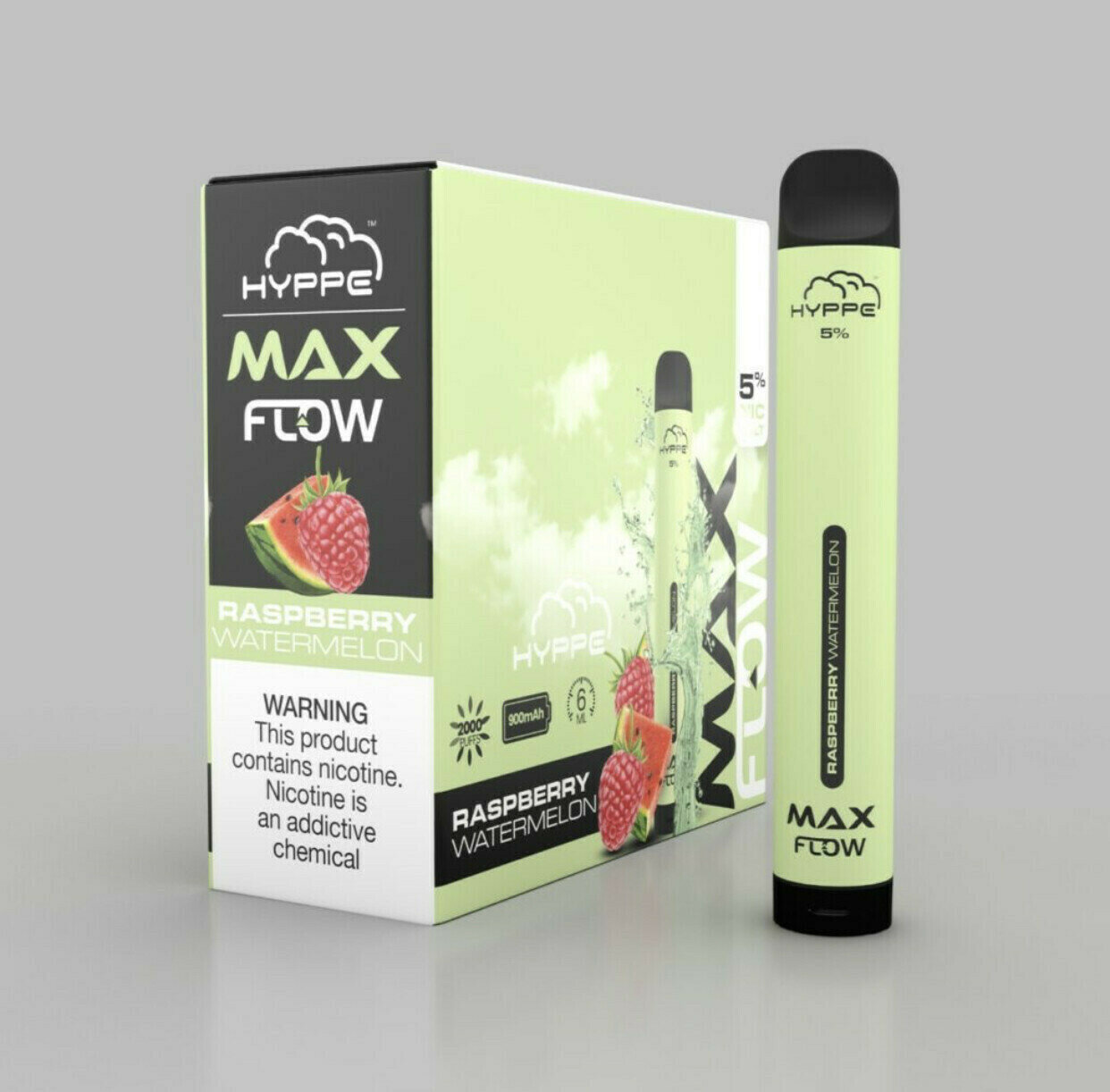 Hyppe Max Flow 5% Raspberry Watermelon