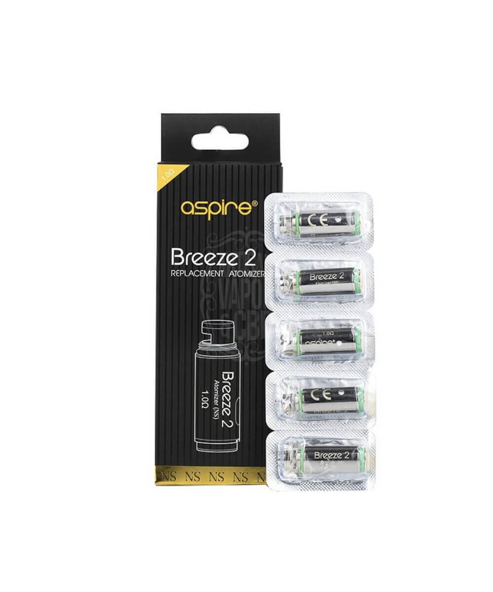 Aspire Breeze 2 Coils 1 Ohm Pack Of FIVE