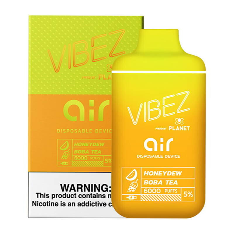 Vibez Air 5% Honeydew Boba Tea
