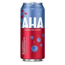 AHA Blueberry + Pomegranate Sparkling Water - 16 fl oz Can