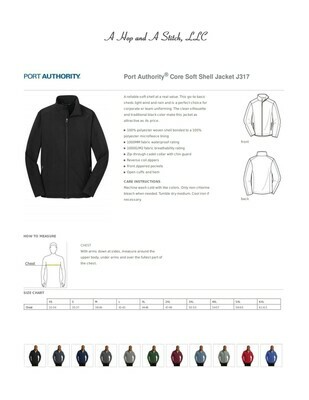 Mens Core Soft Shell Jacket