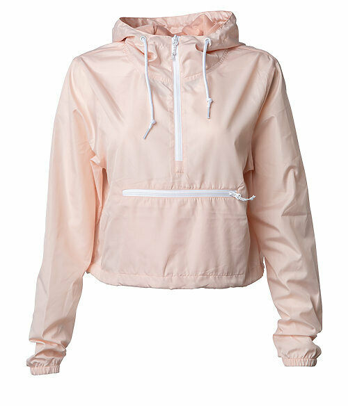 Ladies Light Weight Crop Windbreaker