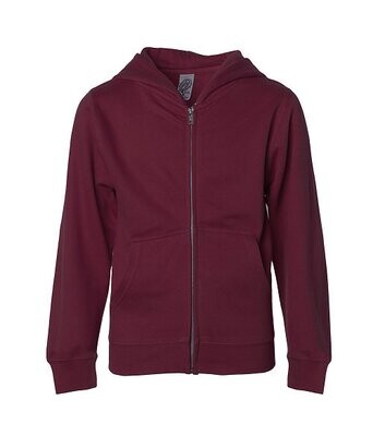 Youth Midweight Zip Up Hoodie