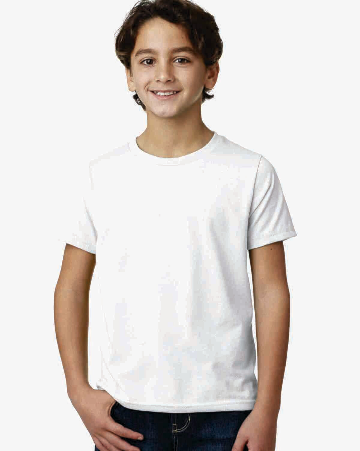 Youth CVC T Shirt, Color: White