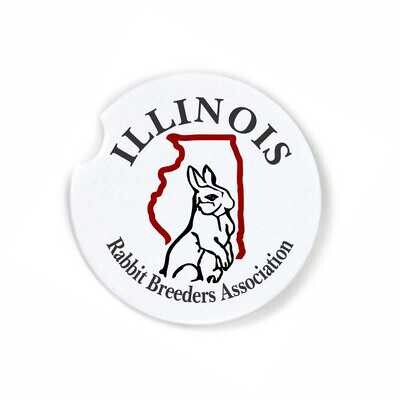 Illinois RBA Ceramic Car Coaster