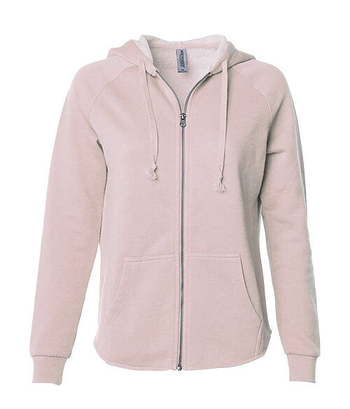 Snarky California Wave Wash Ladies Zip