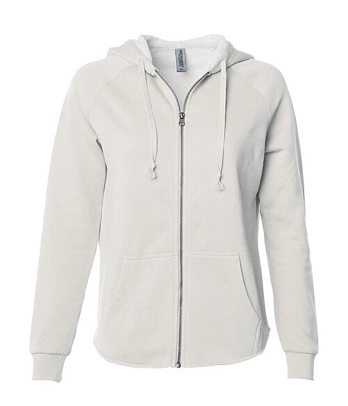 Snarky California Wave Wash Ladies Zip