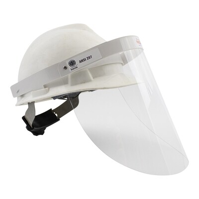Reusable Face Shield for Hard Hats - Pack of 1