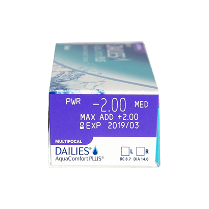 Dailies Aqua Comfort Plus Multifokale (30 copë)