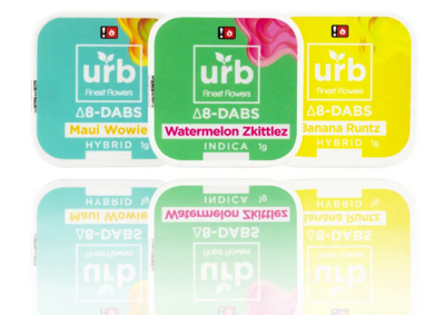 URB Delta 8 Concentrate Dabs - 1 gram