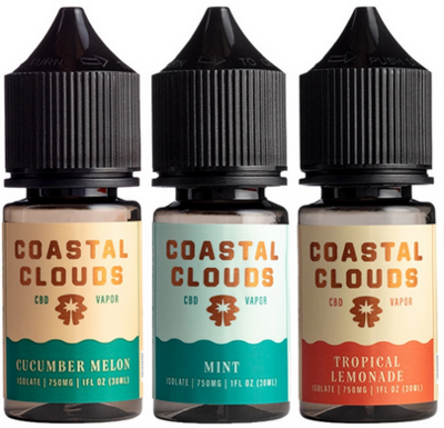 Coastal Clouds CBD Vape Juice - 750MG