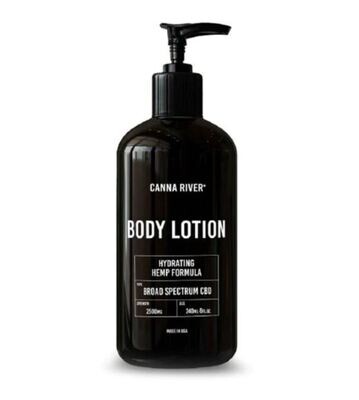Canna River Broad Spectrum Body Lotion - 2500mg/8oz