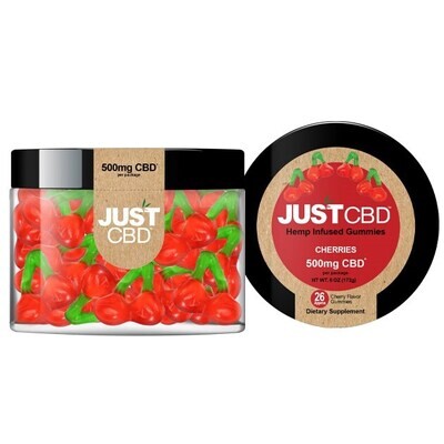 JustCBD Gummies - Cherries 500mg