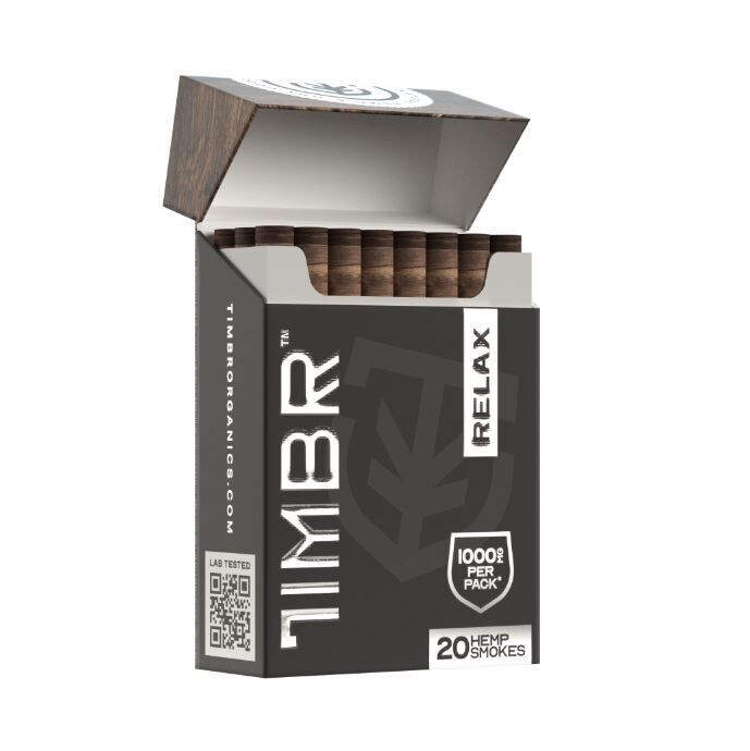 Timbr CBD Hemp Cigarettes - 20 Count (50mg+ each, 1000mg total)
