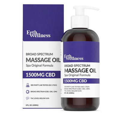 ERTH Hemp Massage Oil 1500mg