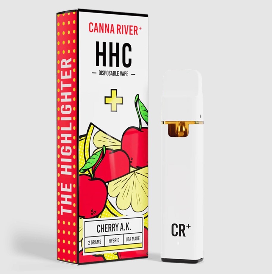 Canna River HHC Disposable Vape -Cherry AK (Hybrid) 2,000mg (2ml)