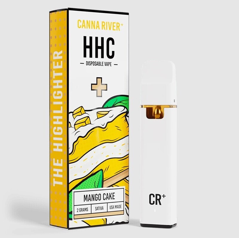 Canna River HHC Disposable Vape - Mango Cake (Sativa) 2,000mg (2ml)