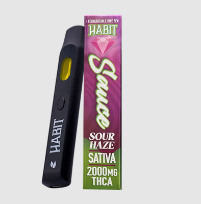 Habit THCA Disposable Vape - Sour Haze (Sativa) 2,000mg (2ml)