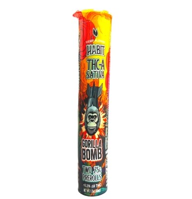 Habit THCA Joints - Gorilla Bomb 28.307% (Sativa)