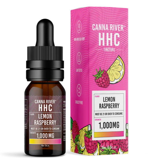 Canna River HHC Tincture - Lemon Raspberry 1,000mg