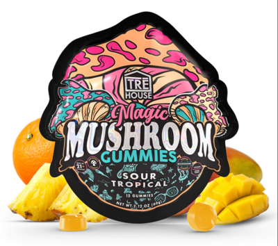 TRĒHouse Magic Mushroom Gummies - Sour Tropical