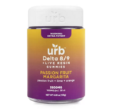 URB D8 & D9 THC Live Resin Gummies 3500mg (100mg each, 35 ct) - Passionfruit Margarita*HIGH POTENCY*