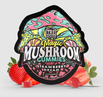 TRĒHouse Magic Mushroom Gummies - Strawberry Dream