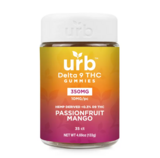 Urb Delta 9 THC Gummies -  Passionfruit Mango (350mg total, 10mg each)