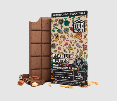 TRĒHouse Magic Mushroom Chocolate Bar - Peanut Butter