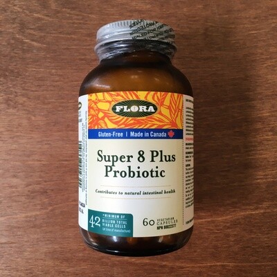 Flora Udo’s probiotiques super 8 60caps
