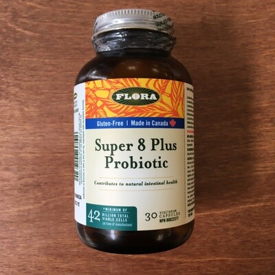 Flora Udo’s probiotiques super 8 30caps