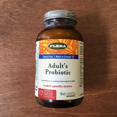 Flora Udo’s probiotiques adultes (60 caps.)