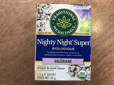 Traditional Medicinals Nighty Night valérian bio