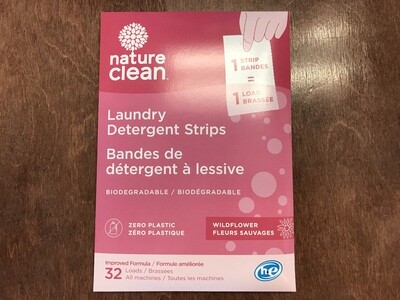 Nature Clean Bandes de lessive Fleurs Sauvage 32 brassées