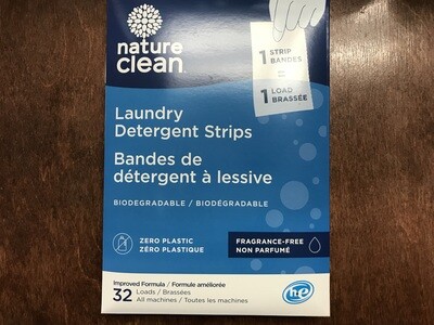Nature Clean bandes de détergent à lessive (32 brassées)