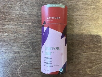 Attitude leaves bar déodorant santal (85g)
