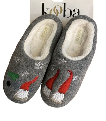 New KOOBA Santa Knome Lined Slippers sz M (6.5-7.5)