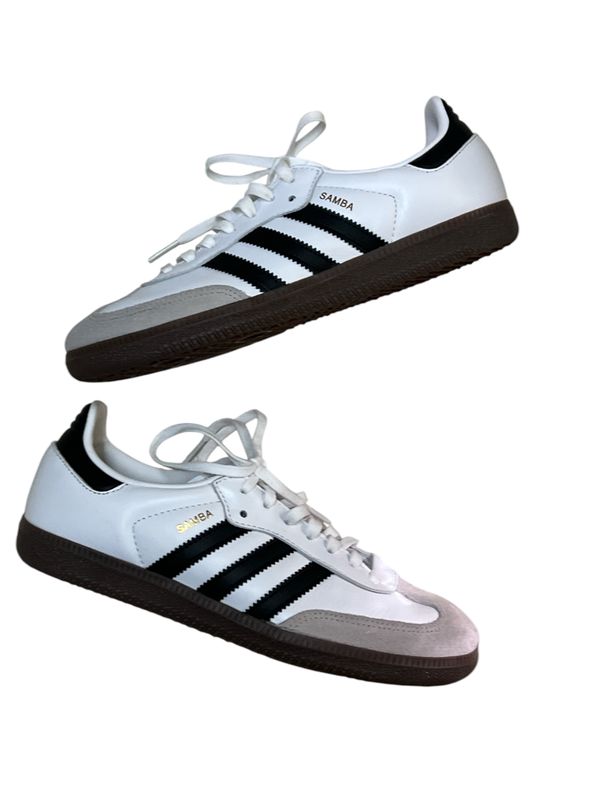 Adidas Samba OG Black on White Mens 6 Womens 8