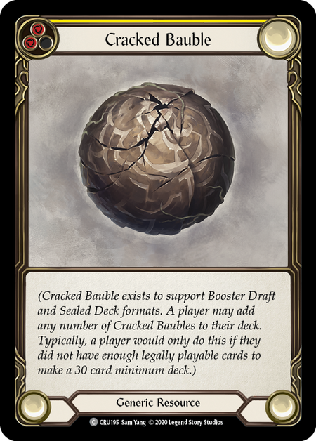 Cracked Bauble(Rainbow Foil)
