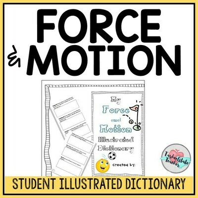 Forces and Motion Vocabulary Student Notebook