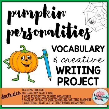 Halloween and Fall Activities Creative Writing and Vocabulary Project