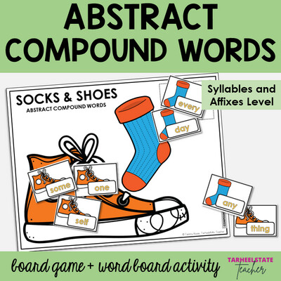 Abstract Compound Words Syllables and Affixes Games and Activities