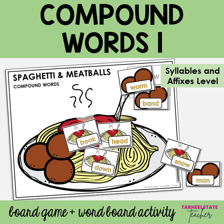 Compound Words Syllables and Affixes Games and Activities