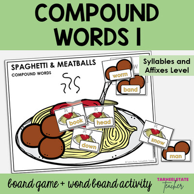 Compound Words Syllables and Affixes Games and Activities