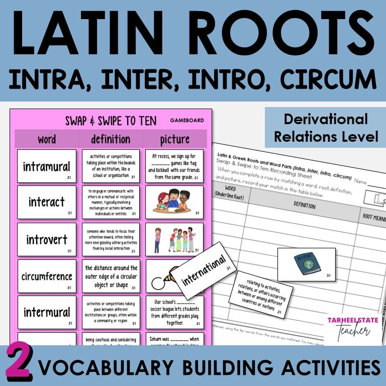 Prefix INTER INTRA INTRO CIRCUM Prefix Sort Prefix Practice and Morphology Games