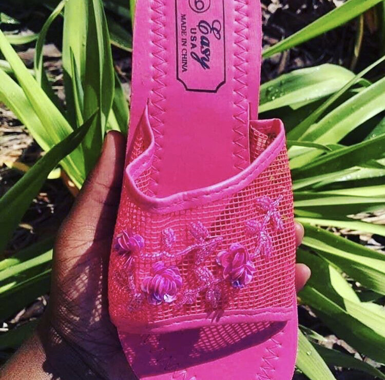 Hot Pink Chinese Slipper