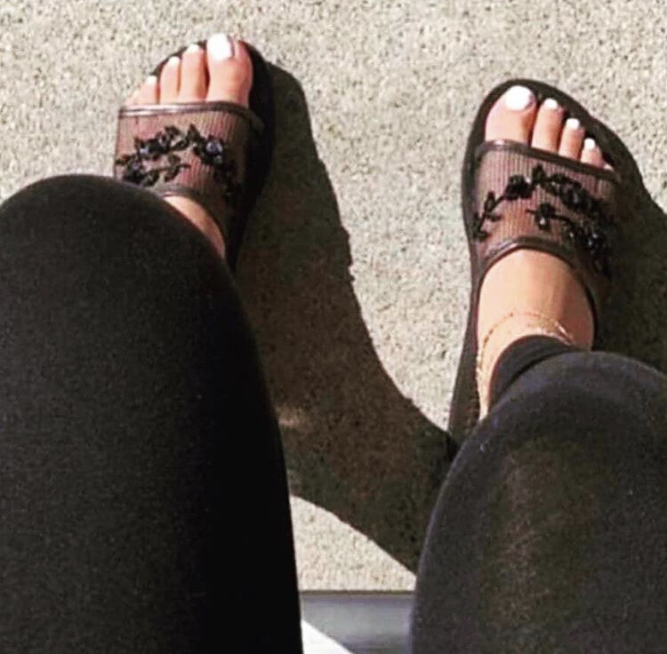 Black Bhinese Slipper