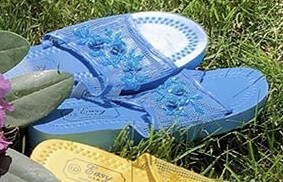 Blue Bhinese Slipper
